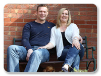 Image of Matt and Jane, both of whom are Telford foster carers