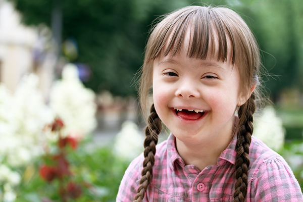 A child smiling for the camera